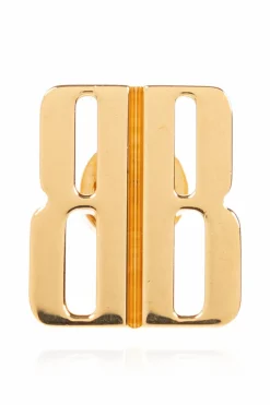 Balenciaga GOLD Earrings with logo