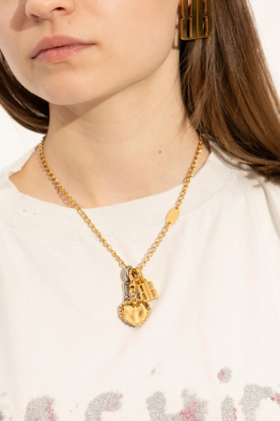Balenciaga GOLD Necklace with charms