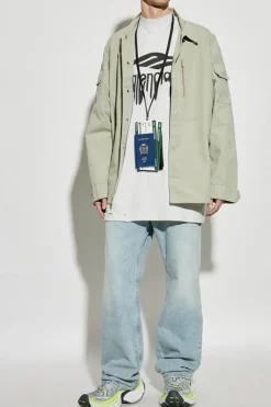Balenciaga GREEN Jacket with pockets