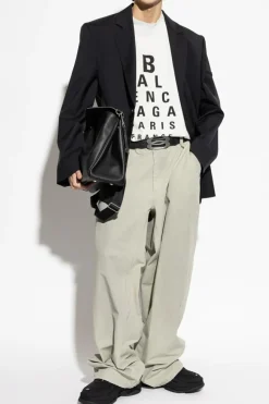 Balenciaga GREEN Pants with pockets