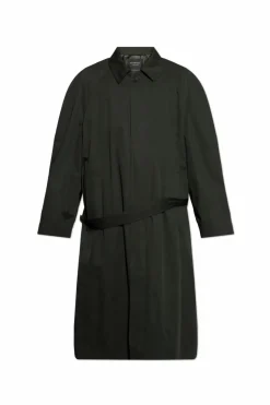 Balenciaga GREEN Tie-waist coat