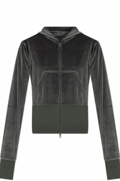 Balenciaga GREEN Velvet sweatshirt