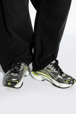 Balenciaga GREY Ankle-high sports shoes `Runner`
