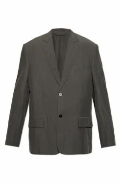 Balenciaga GREY Blazer with pinstripe pattern