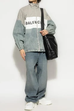 Balenciaga GREY Jacket with logo