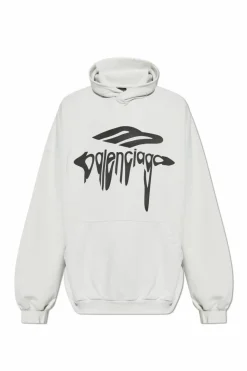 Balenciaga GREY Printed Sweatshirt