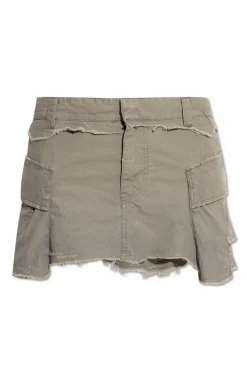 Balenciaga GREY Skirt with a `vintage` effect