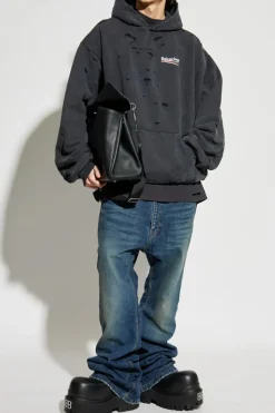Balenciaga GREY Sweatshirt with logo