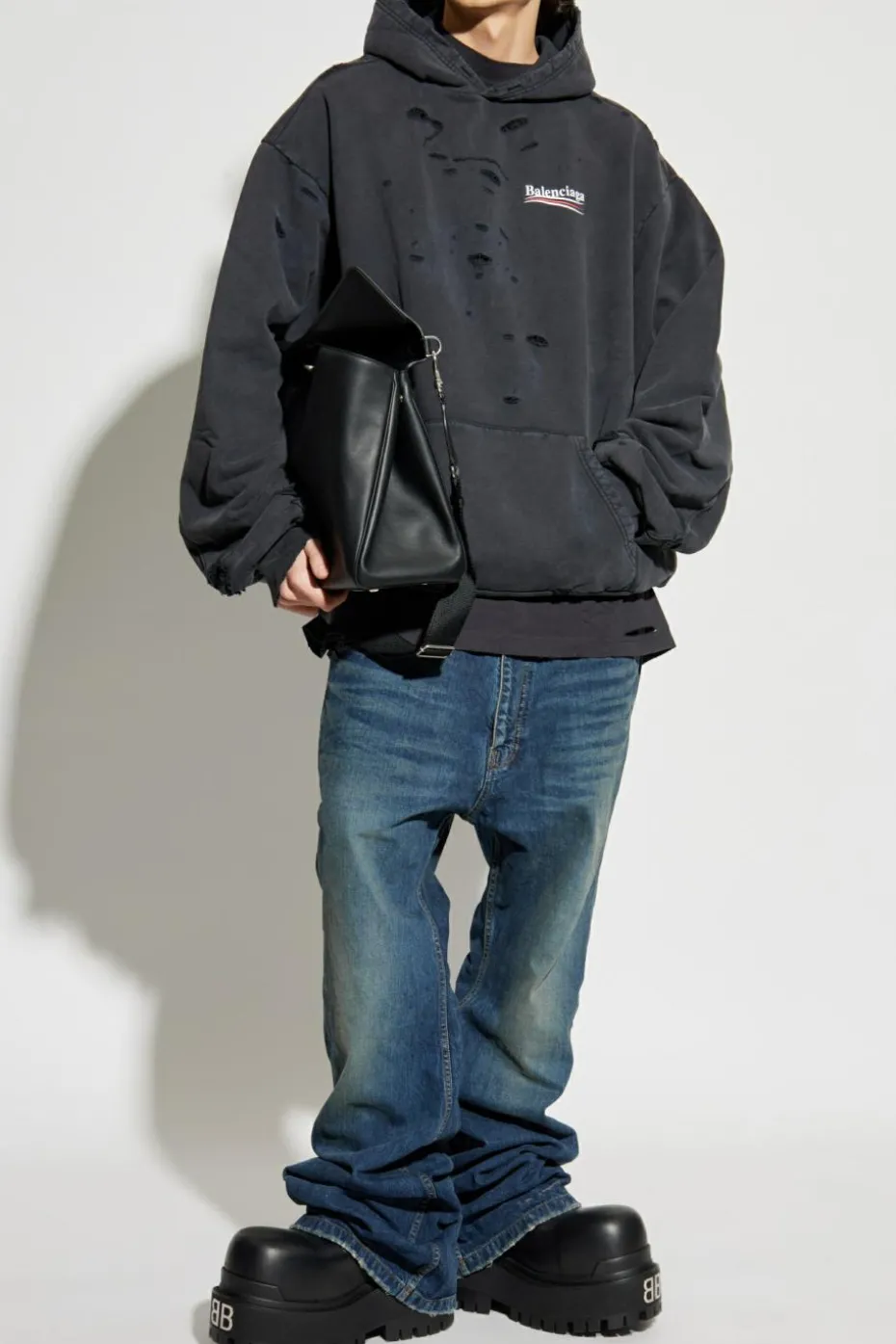 Balenciaga GREY Sweatshirt with logo