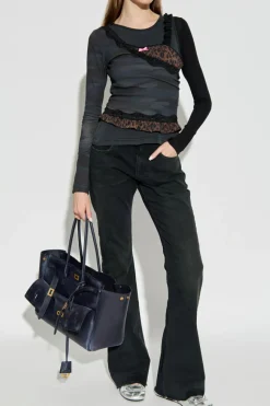 Balenciaga GREY Top made of combined materials