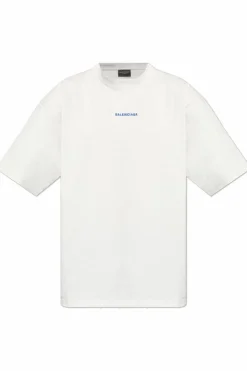 Balenciaga GREY T-shirt with embroidered logo