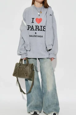 Balenciaga GREY T-shirt with print