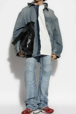 Balenciaga GREY T-shirt with `vintage’ effect