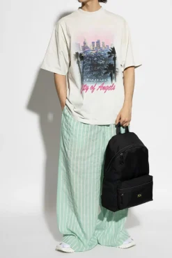 Balenciaga GREY T-shirt with colorful print