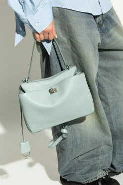 Balenciaga light blue Handbag Rodeo Small