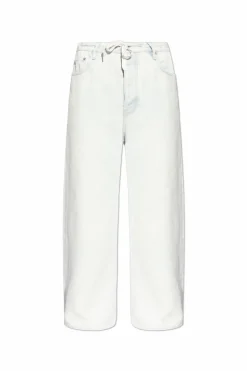 Balenciaga light blue Wide-leg jeans