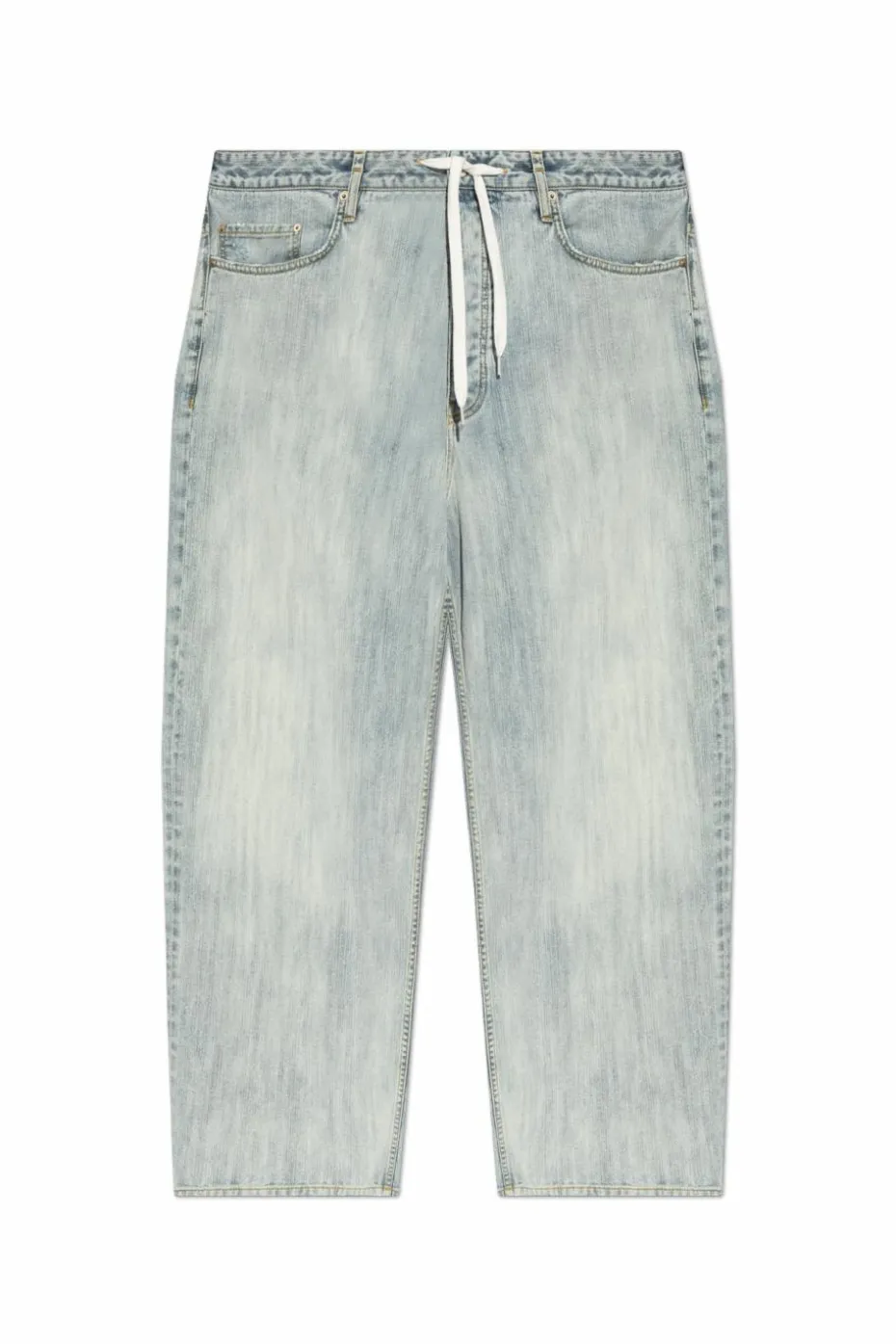 Balenciaga light blue Wide-leg jeans