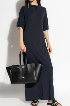 Balenciaga NAVY BLUE Cotton dress