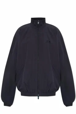 Balenciaga NAVY BLUE Jacket with logo