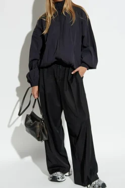 Balenciaga NAVY BLUE Jacket with logo