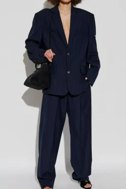 Balenciaga NAVY BLUE Oversize blazer