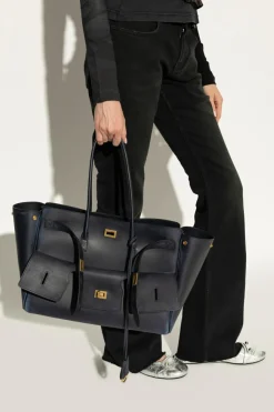 Balenciaga NAVY BLUE Shoulder bag "Bel Air Medium"