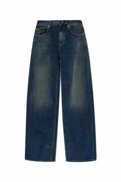 Balenciaga NAVY BLUE Wide-leg jeans