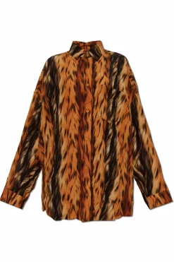 Balenciaga ORANGE Silk shirt