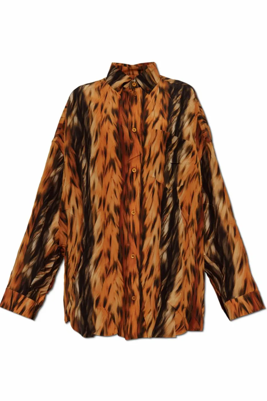Balenciaga ORANGE Silk shirt