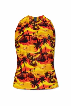 Balenciaga ORANGE Top with print