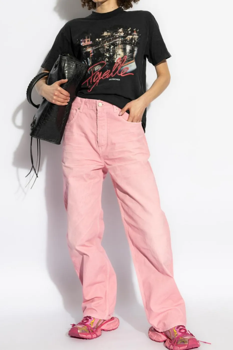 Balenciaga PINK Jeans with pockets