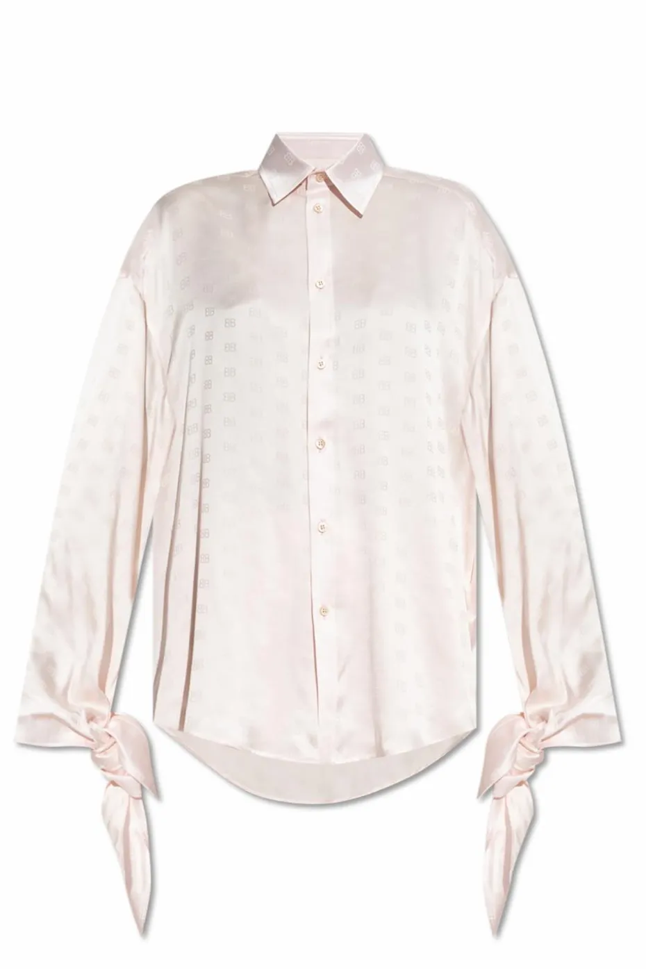 Balenciaga PINK Loose-fit silk shirt