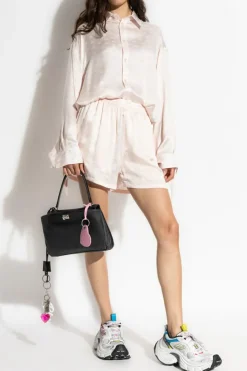 Balenciaga PINK Loose-fit silk shirt