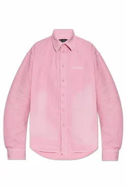 Balenciaga PINK Shirt with Logo