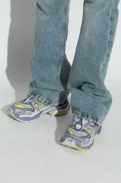 Balenciaga PURPLE Ankle-high sneakers 'Runner 2.0' by Balenciaga