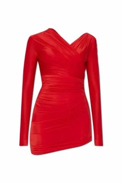 Balenciaga RED Draped Dress