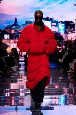 Balenciaga RED Reversible padded jacket
