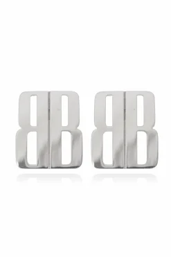 Balenciaga SILVER Brass earrings
