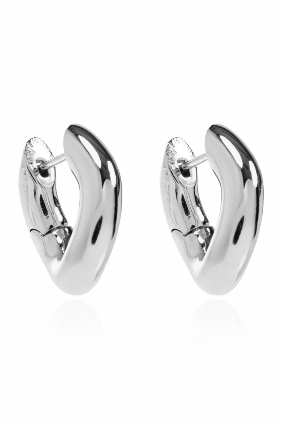 Balenciaga SILVER Brass earrings
