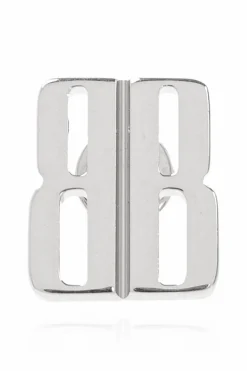 Balenciaga SILVER Earrings with logo