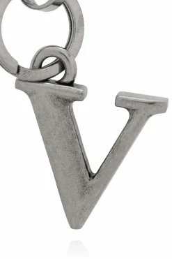 Balenciaga SILVER Keychain with charm