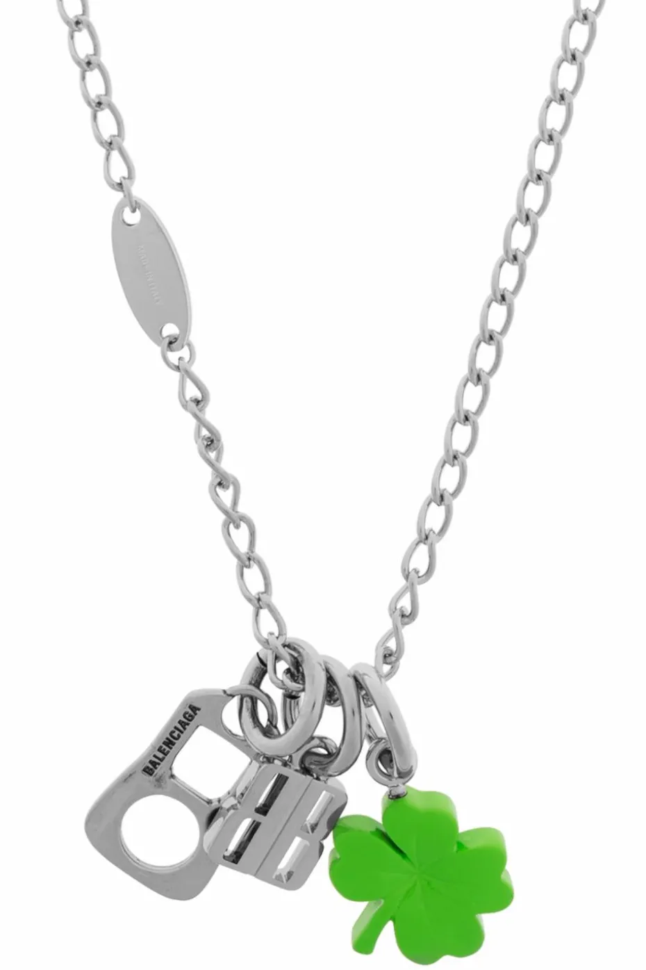 Balenciaga SILVER Necklace with pendants