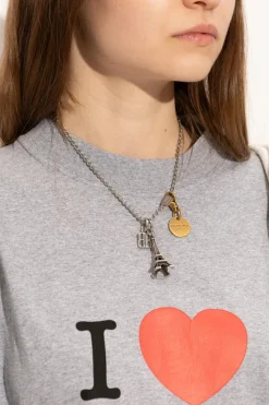 Balenciaga SILVER Necklace with charms