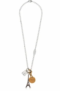 Balenciaga SILVER Necklace with charms
