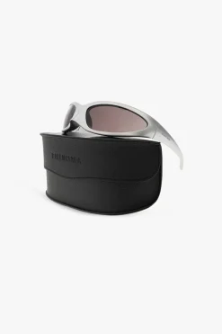 Balenciaga SILVER ‘Skin Cat’ sunglasses