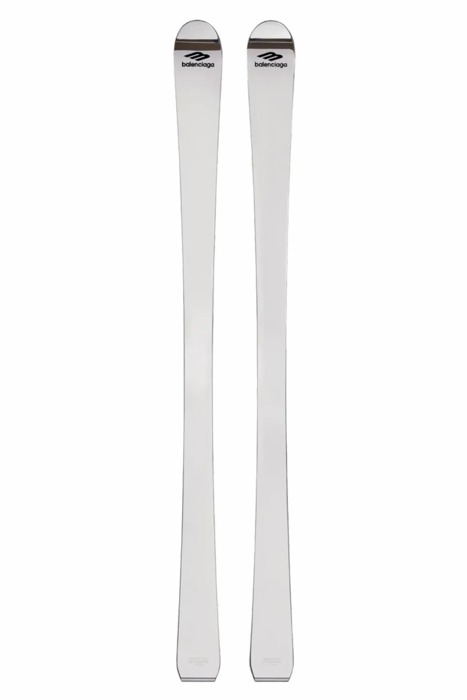 Balenciaga SILVER Skis with mirror effect