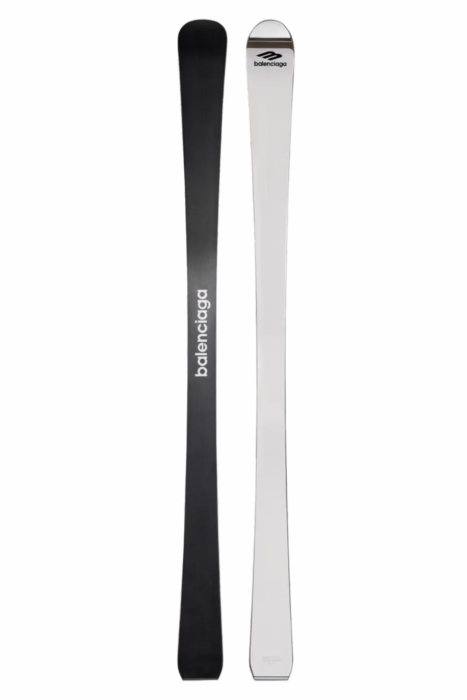 Balenciaga SILVER Skis with mirror effect