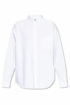Balenciaga WHITE Cotton shirt with pocket