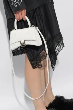 Balenciaga WHITE ‘Hourglass XS' shoulder bag