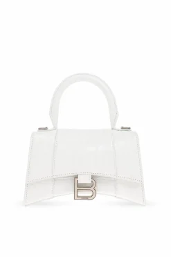 Balenciaga WHITE ‘Hourglass XS' shoulder bag